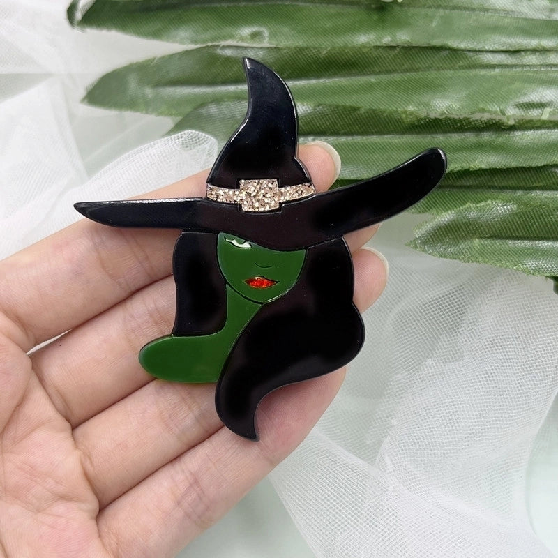 Cartoon Style Pin Cartoon Character Arylic Rhinestones Women'S Brooches