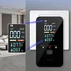 4-in-1 Portable Carbon Monoxide Alarm with Digital Display Plug-in Carbon Monoxide Detector Temperature and Humidity Monitor for Travel Home Hotel Camping RV