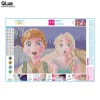 Elsa and Anna | Full Round Diamond Painting Kits