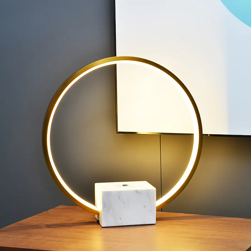 Portal Table Lamp – Marble Base JOSENART Josenart