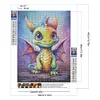 Dragon-Plein Rond Diamant Peinture-30X40CM