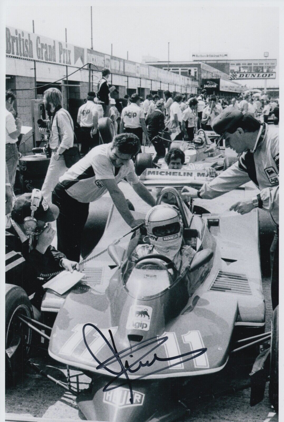 Jody Scheckter Hand Signed 12x8 Photo Poster painting F1 Autograph Scuderia Ferrari