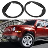 2pcs Car Headlight Cover Frame Protection Front Headlight Cover for Patriot