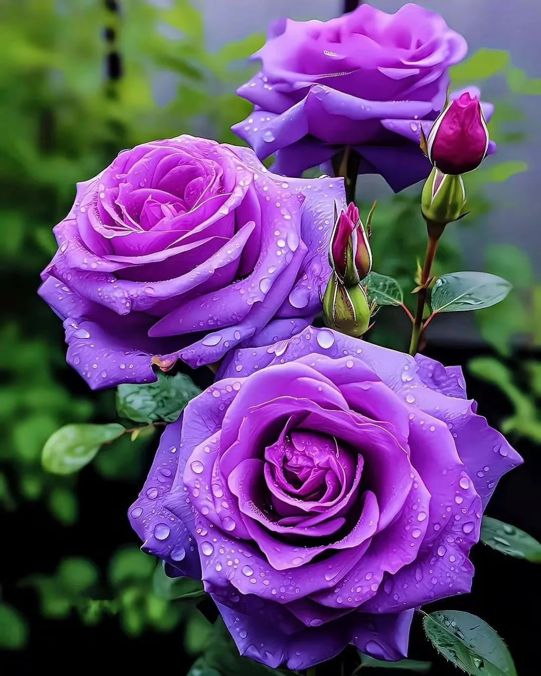 Rare Purple Rose Plant Seeds for Home Gardens