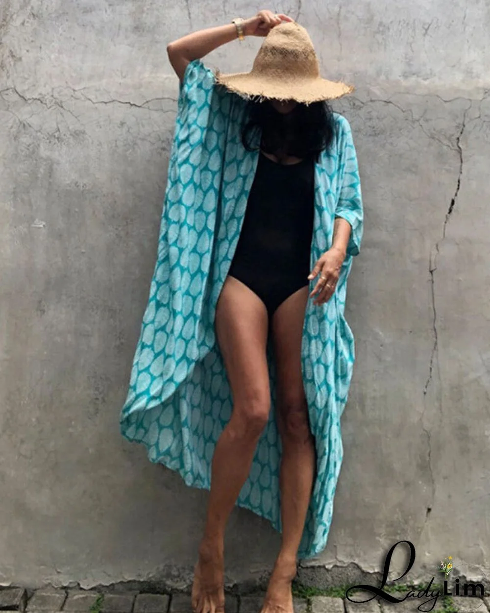 Tie Dye Beach Kimono