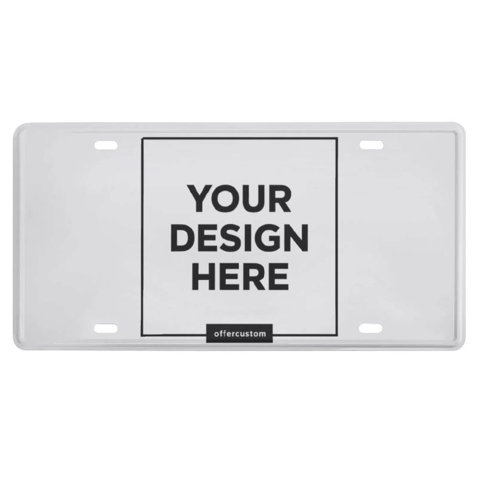 Pattern Plate Nuber Personalized Design Plate Number
