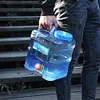 Portable Container with Faucet Camping Equipment Outdoor Water Bucket for Hiking