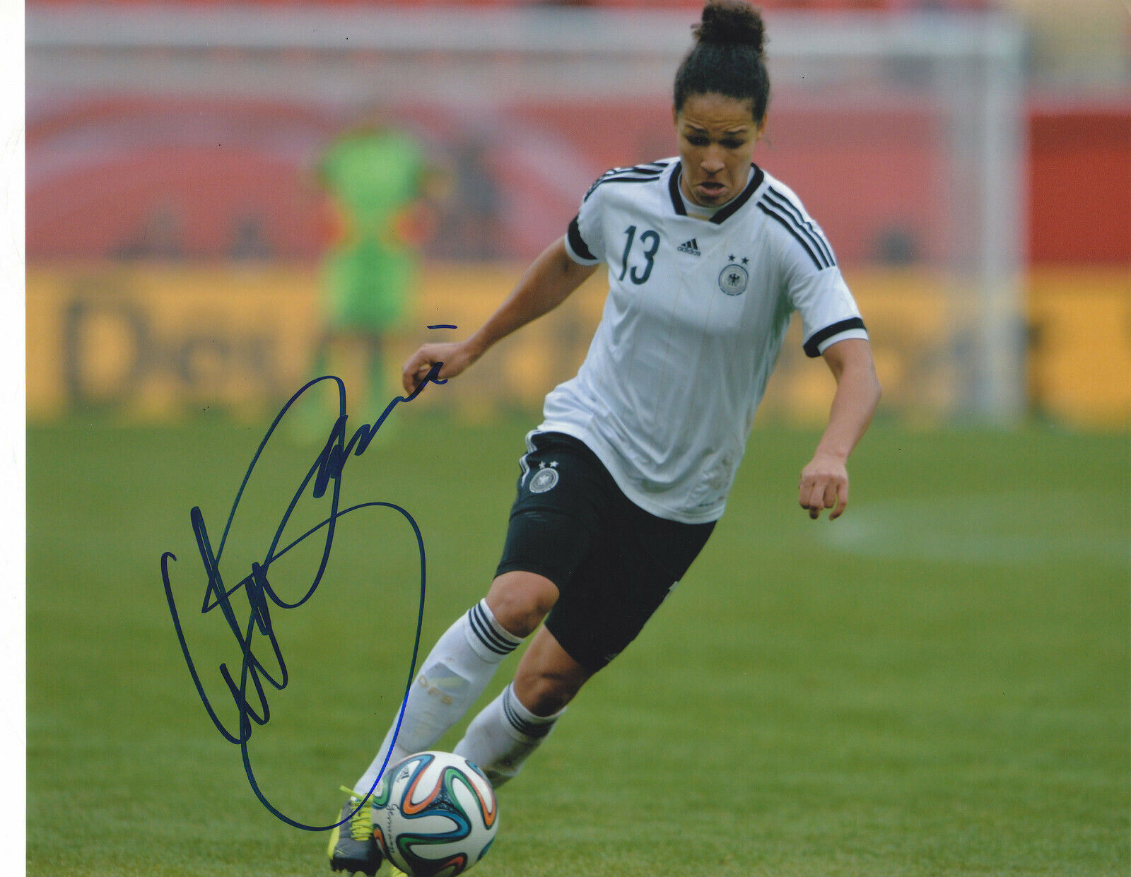 CELIA SASIC SIGNED AUTOGRAPHED FIFA SOCCER TEAM GERMANY 8X10 Photo Poster painting PROOF #3