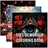 3PCS Eyes of Wonder Coloring Book Set Mindfulness Art Books for Adults 