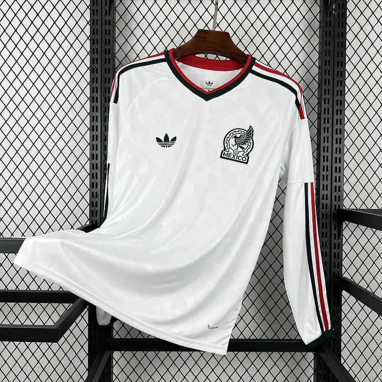 【S~4XL】Mexico 2026 World Cup Away Long Sleeves Jersey 1:1 Thai Quality