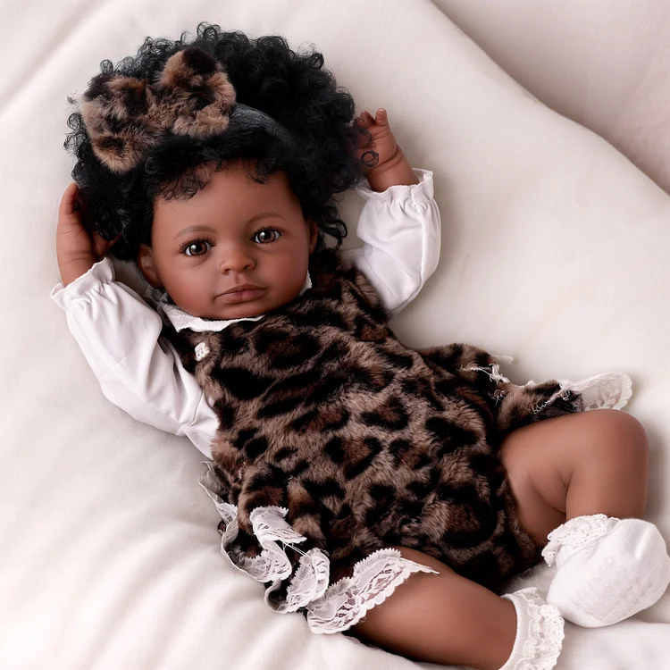 Babeside Quiet Reborn Baby Laney 20'' African American Older Girl Healing Emotional Safety