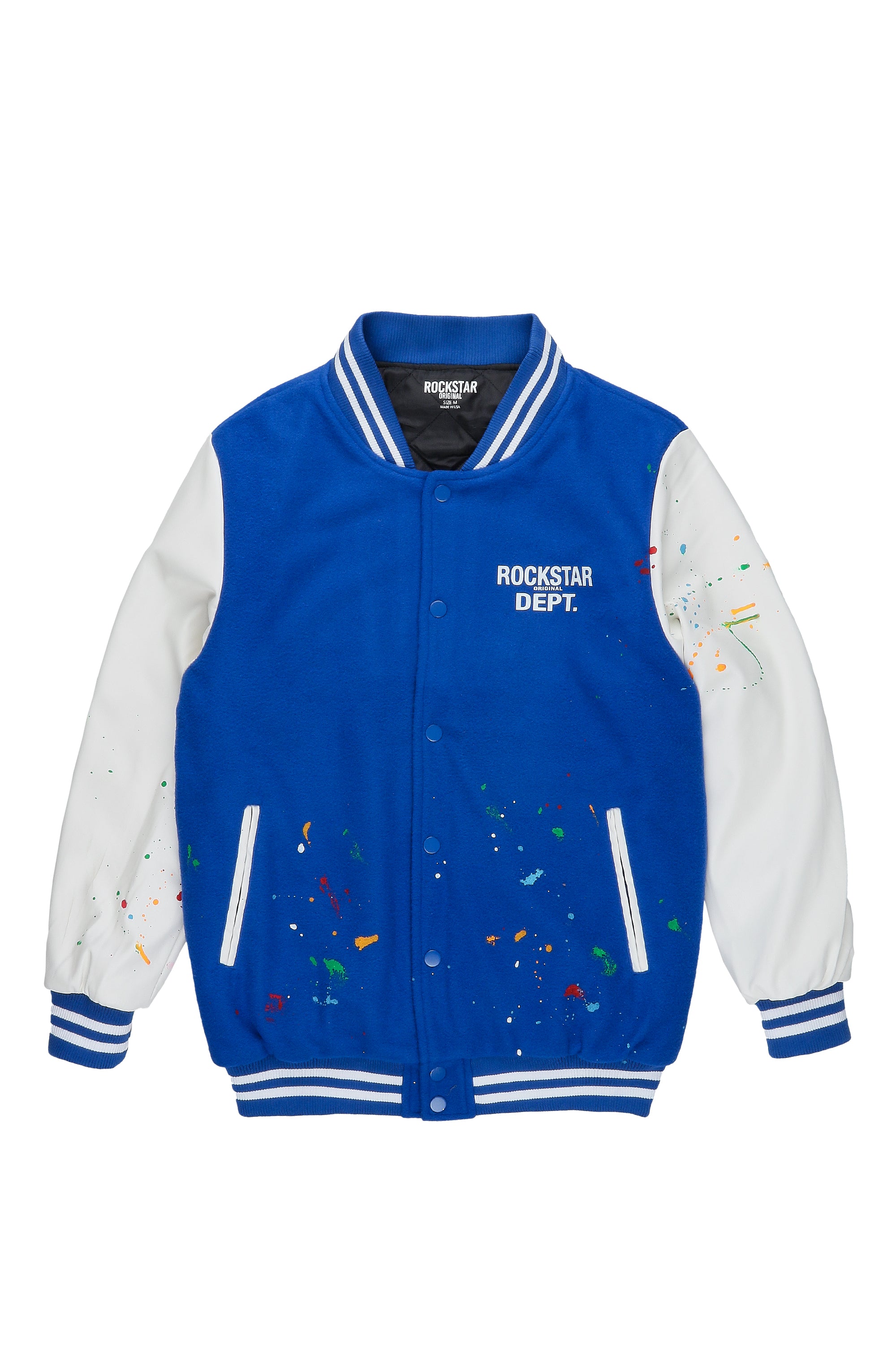 Boomer Royal/White Varsity Jacket