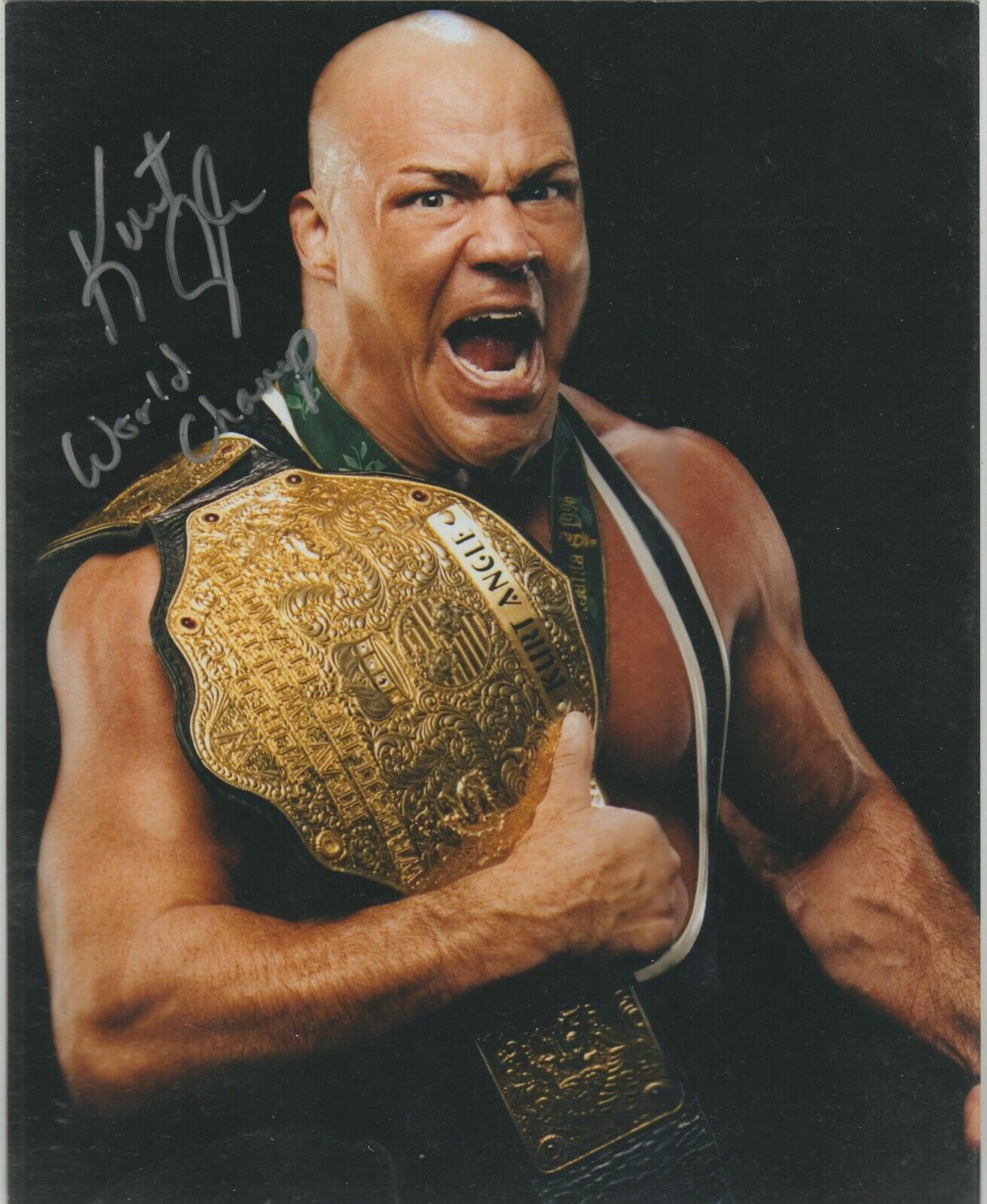 Kurt Angle ( WWF WWE ) Autographed Signed 8x10 Photo Poster painting REPRINT