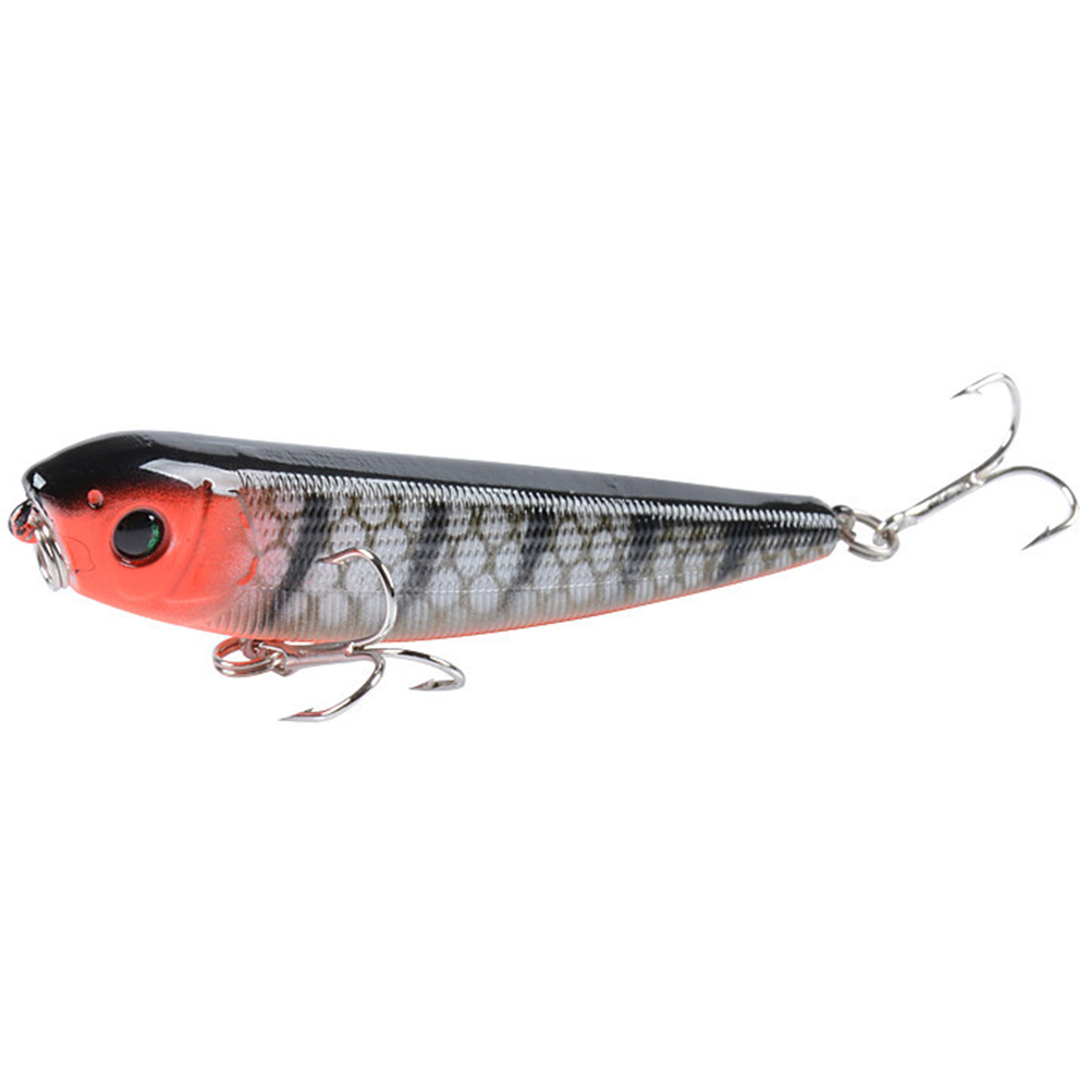 

Top Water Fishing Lure Artificial Pencil Hard Baits 8.5cm 9.8g with 3D Eyes, Color-2, 501 Original