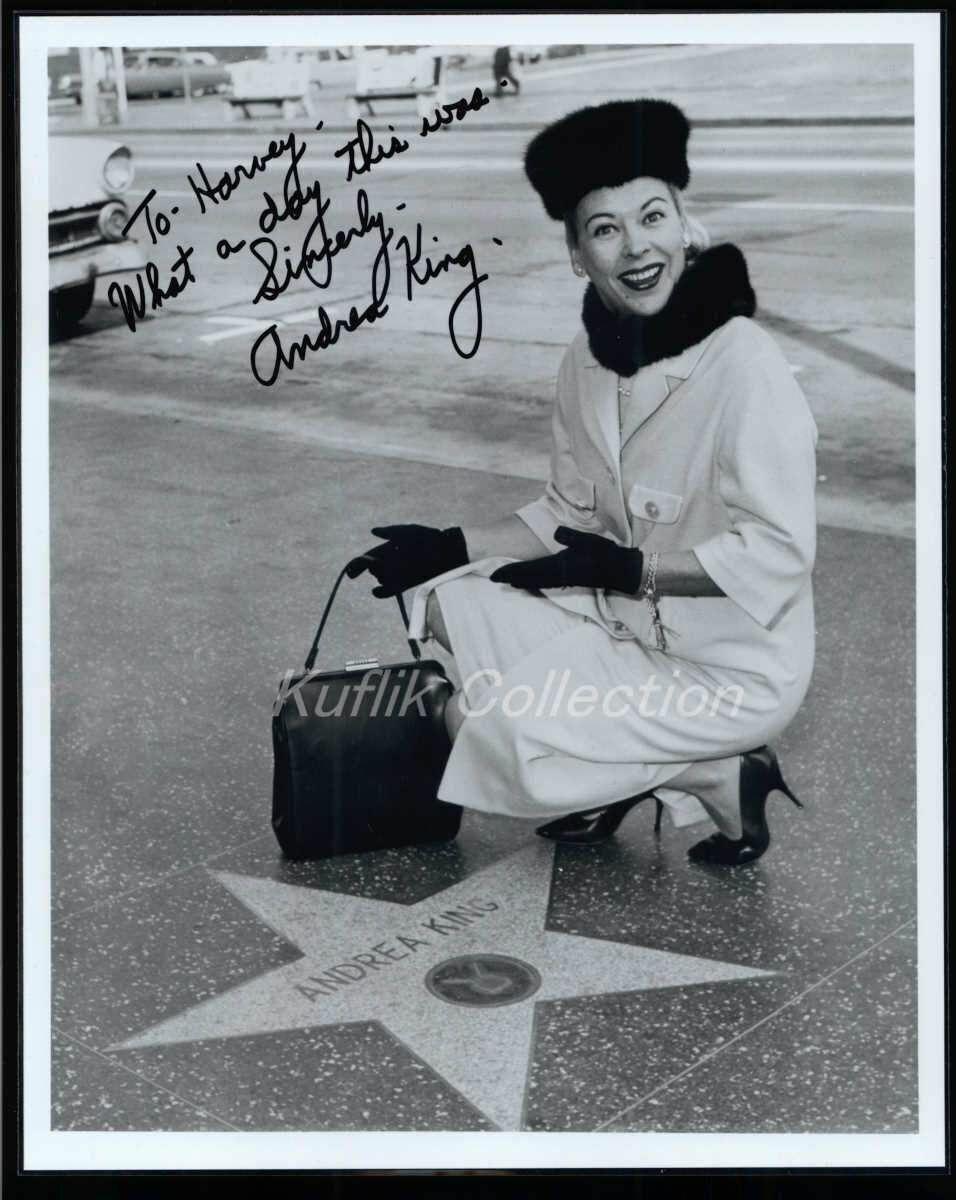 Andrea King - Signed Vintage Celebrity Autograph Photo Poster painting