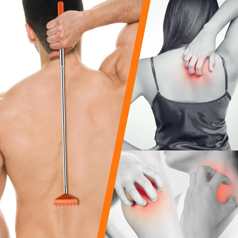 Family Home 6 Pack Handy Adjustable Extendable Back Scratcher Massagers