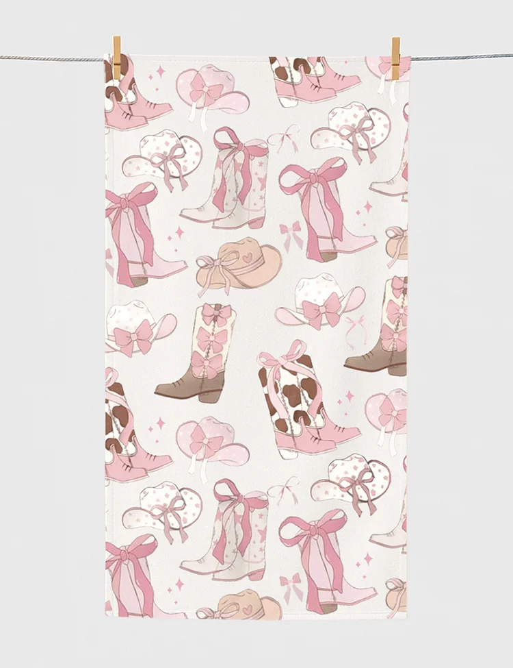 Cowgirl Coquette Beach Towel