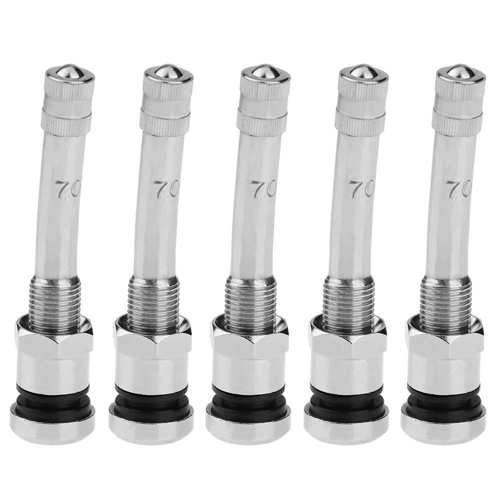 

70MS-7 Aluminum Wheel Tubeless Tire Valves with Grommet Seal for 9.7 mm, 1pcs, 501 Original