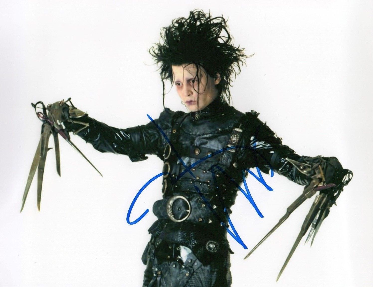 JOHNNY DEPP - EDWARD SCISSORHANDS AUTOGRAPHED SIGNED A4 PP POSTER Photo Poster painting PRINT 1