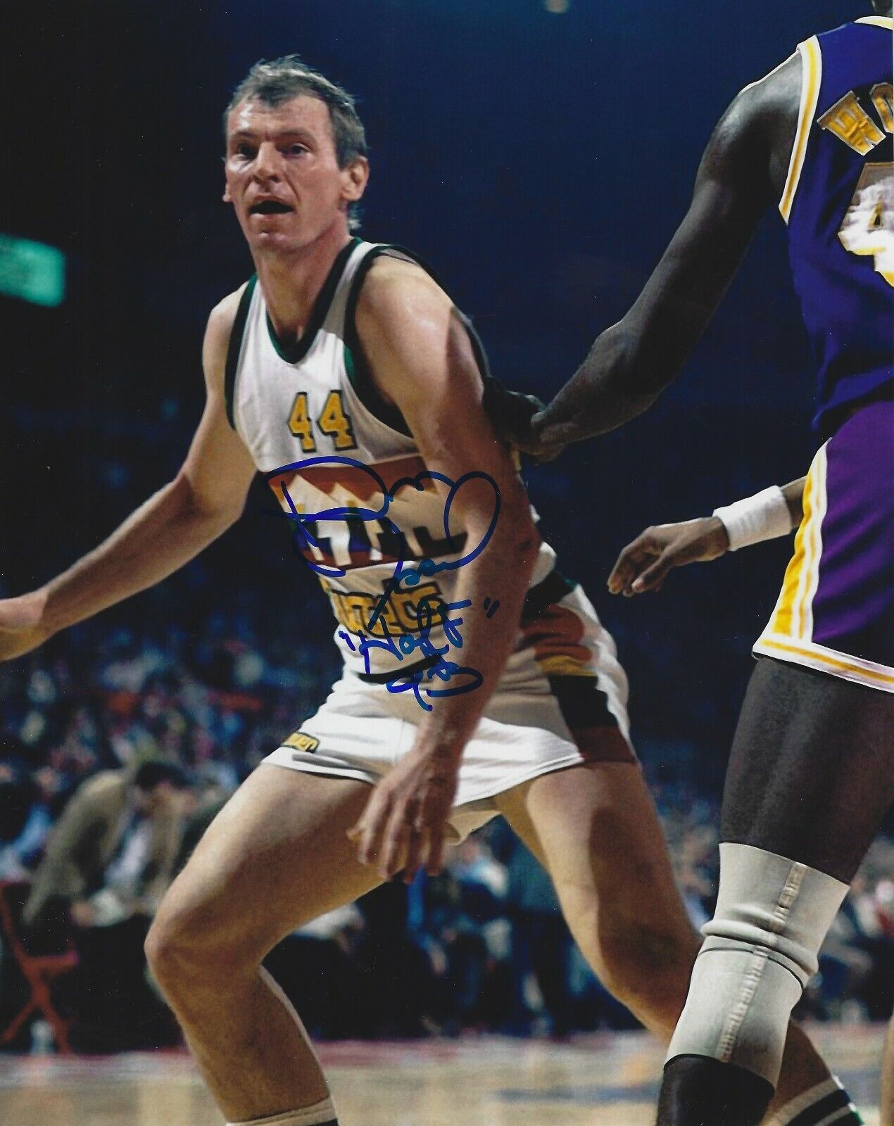 Signed 8x10 DAN ISSEL HOF 1993 Denver Nuggets Autographed Photo Poster painting w/COA