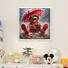 Frog Umbrella-11CT Stamped Cross Stitch 40*40cm/15.75*15.75in tapestrymarket