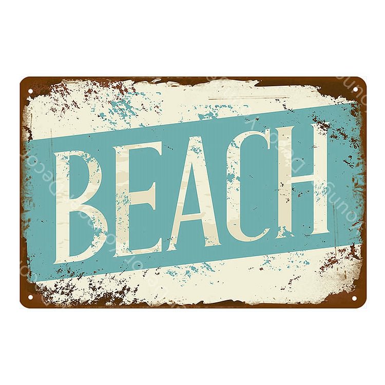 【20*30cm/30*40cm】Summer Beach - Vintage Tin Signs/Wooden Signs