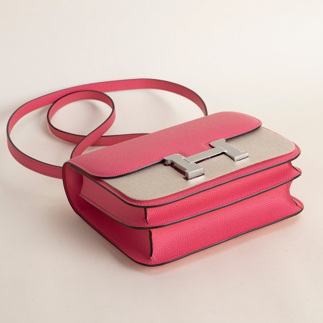 Constance 18CM Epsom 8W Rose Azalee  GHW