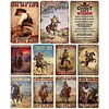 (Multi Style)West Cowboy - Vintage Metal Signs - 20*30cm/30*40cm - Western