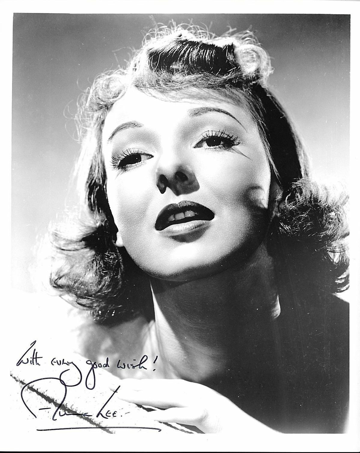 RUTH LEE. ACTRESS AUTOGRAPHED SIGNED 8X10 PRESS Photo Poster painting