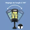 Lampe LED Solaire Extérieure