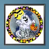 (40*40cm)Halloween Ghost - Full Round Drill Diamond Painting