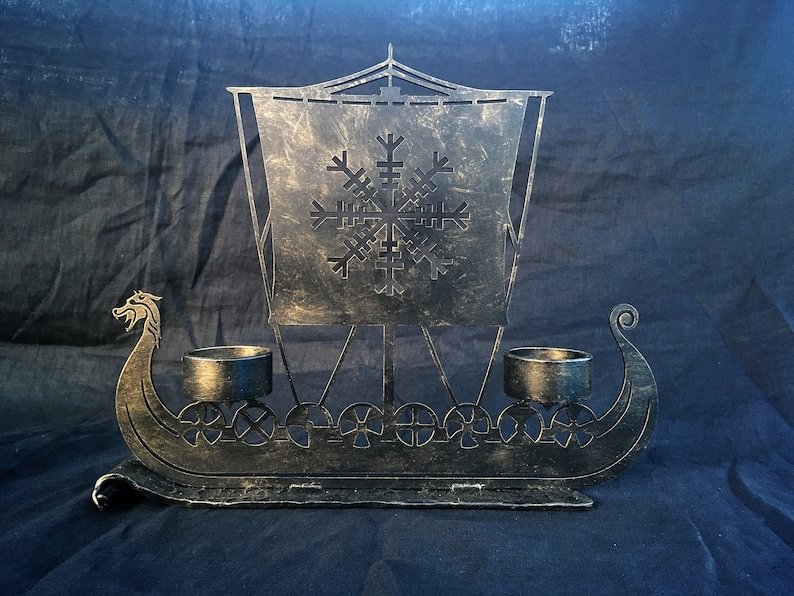 🎁Drakkar Viking Ship Candleholder🕯
