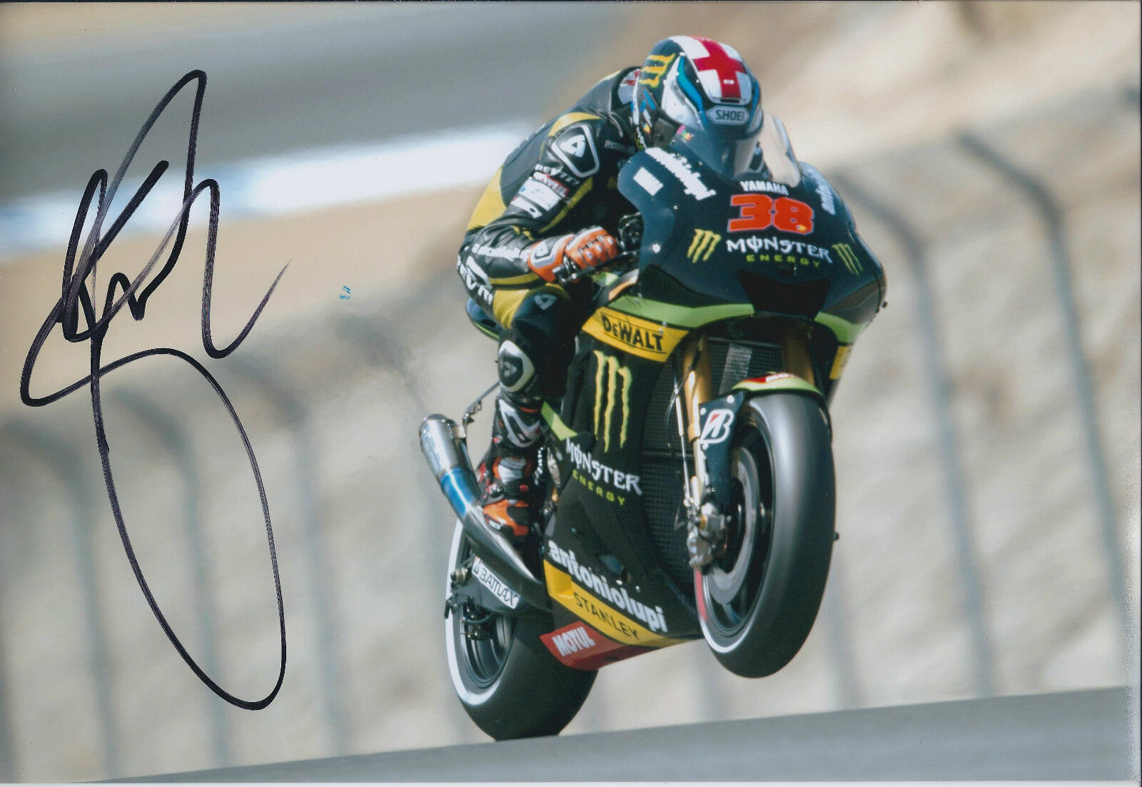 Bradley SMITH Signed 12x8 Photo Poster painting AFTAL Autograph COA Yamaha Rider Moto2 Genuine