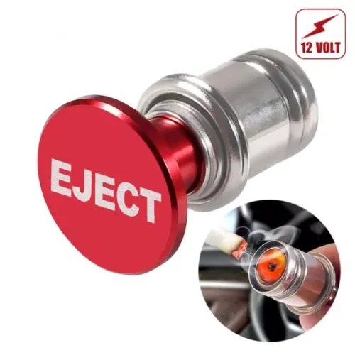 Dronehint 1x Red Car Cigarette Lighter Red EJECT Button Replacement Plug Cover Tool Parts (For: BYD) Parts