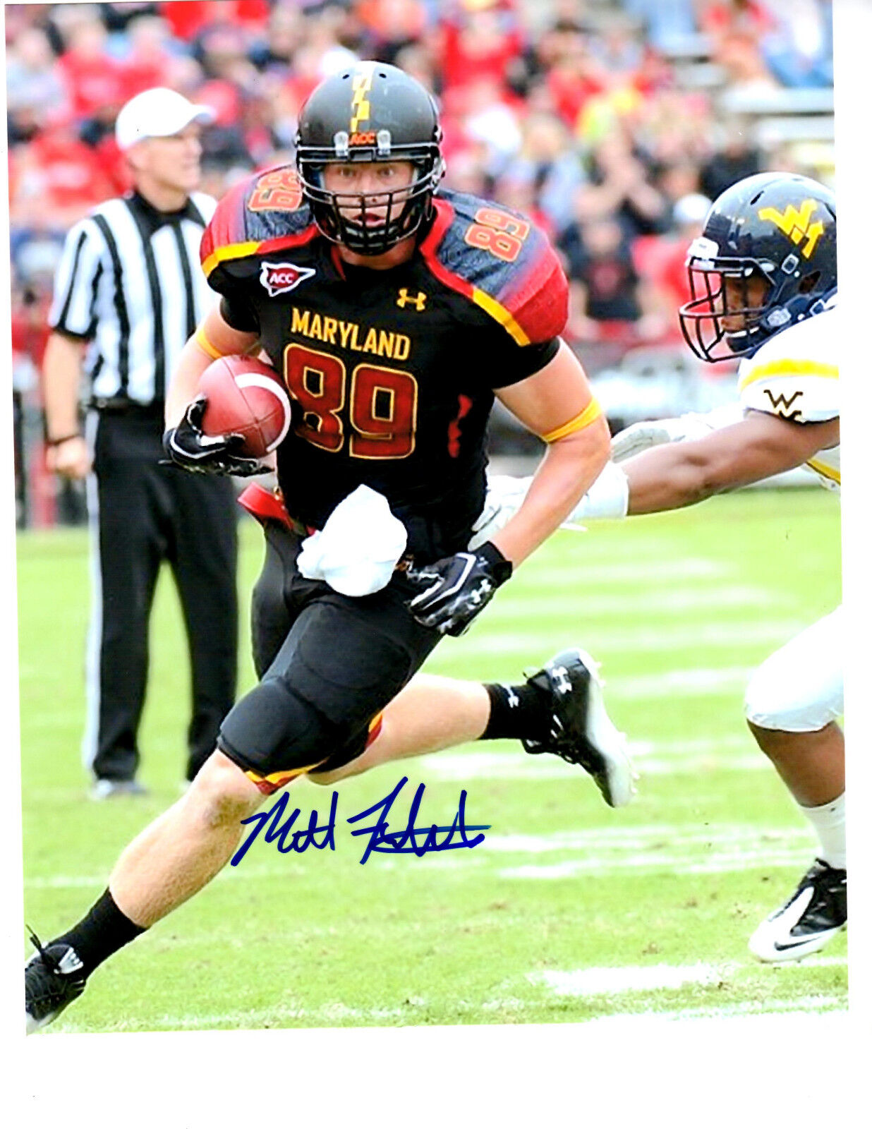 Matt Furstenburg Maryland Terps signed autographed football Photo Poster painting 2013 Draft