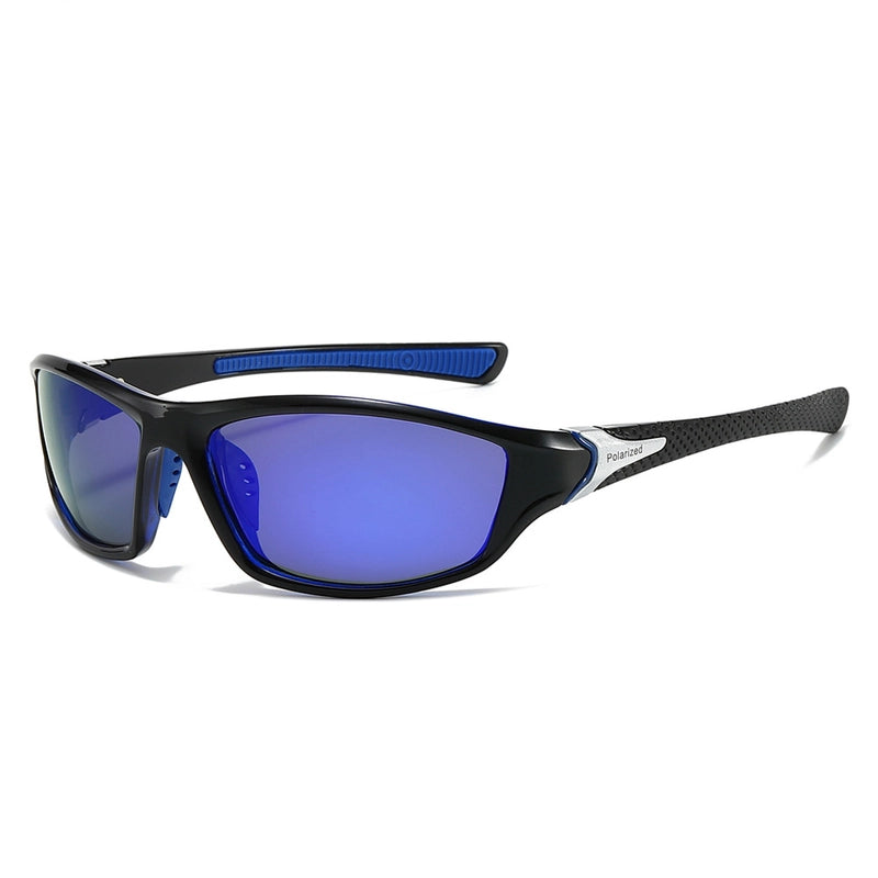 Casual Color Block Tac Biker Full Frame Men’s Sunglasses
