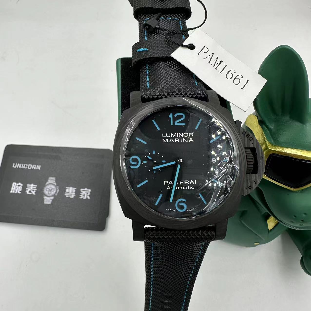 VS廠 PANERAI 沛納海 LUMINOR 廬米諾 機械機芯 日期男錶 藍色錶盤