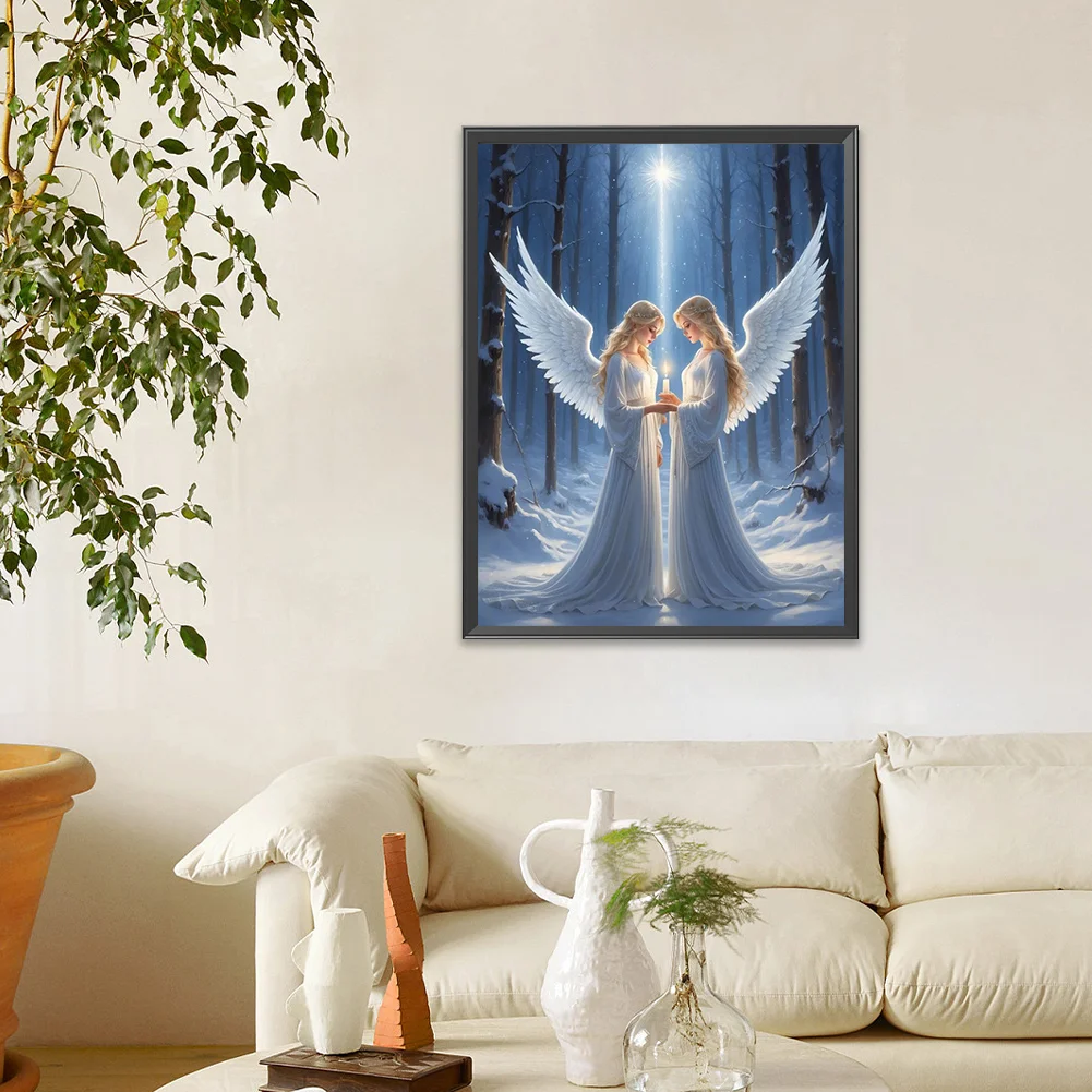 Full Round Diamond Painting 30*40cm - Praying Girl