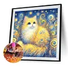 Diamond Painting -DIY Round Drill Cat(40x40cm)