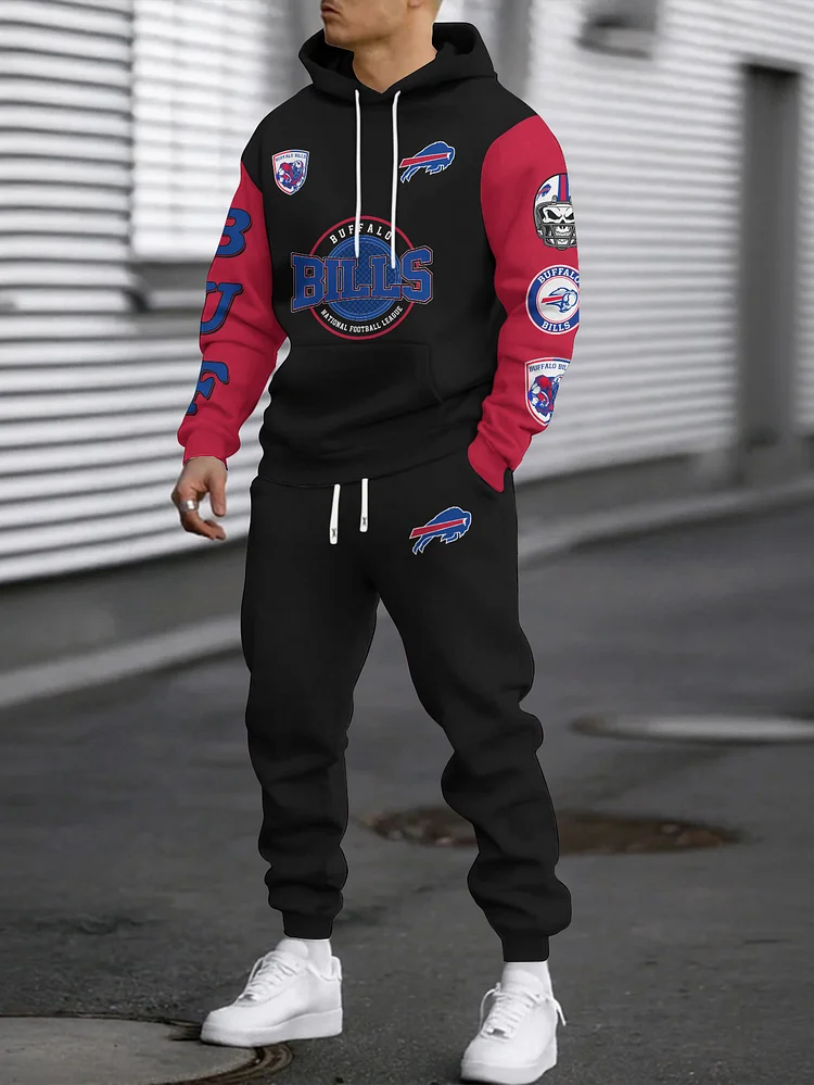 Buffalo Bills Hoodie & Pants 2 Pieces Set