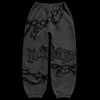 Unisex High Street Y2K Letter Applique Print Loose Zipper Hoodies Pants Set by Inlyline