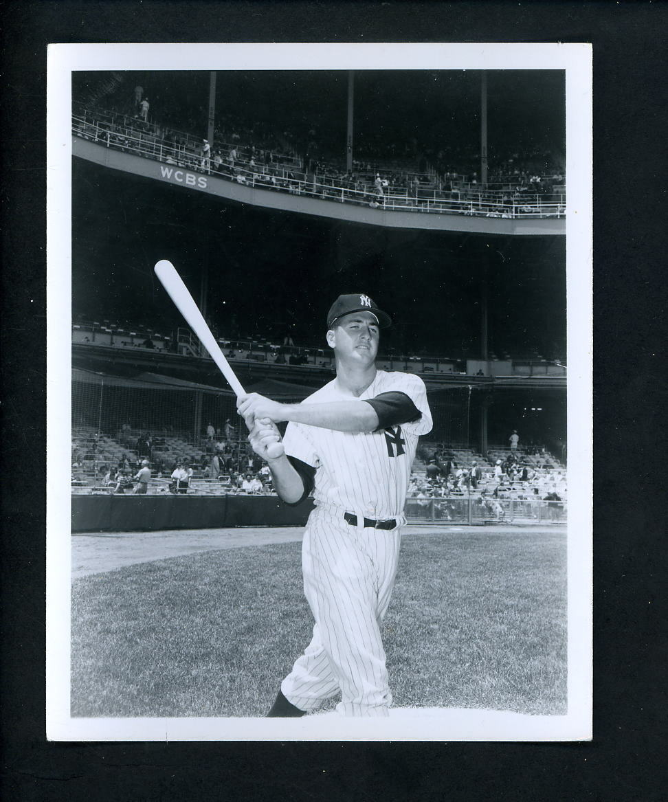 Jake Gibbs circa 1962 Type I Louis Requena Press Original Photo Poster painting New York Yankees