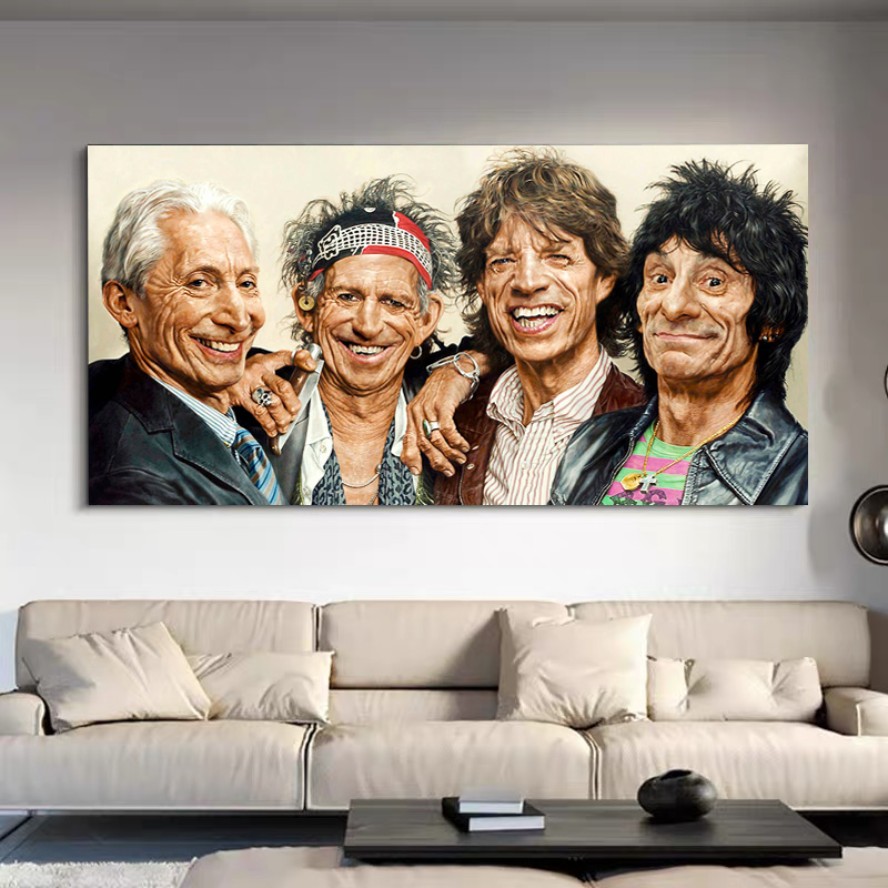 Original Rolling Stones Canvas Print Art