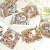 (US Local)6pcs Diamond Painting Greeting Cards DIY Diamond Art Cards Crafts (Cat Garden)