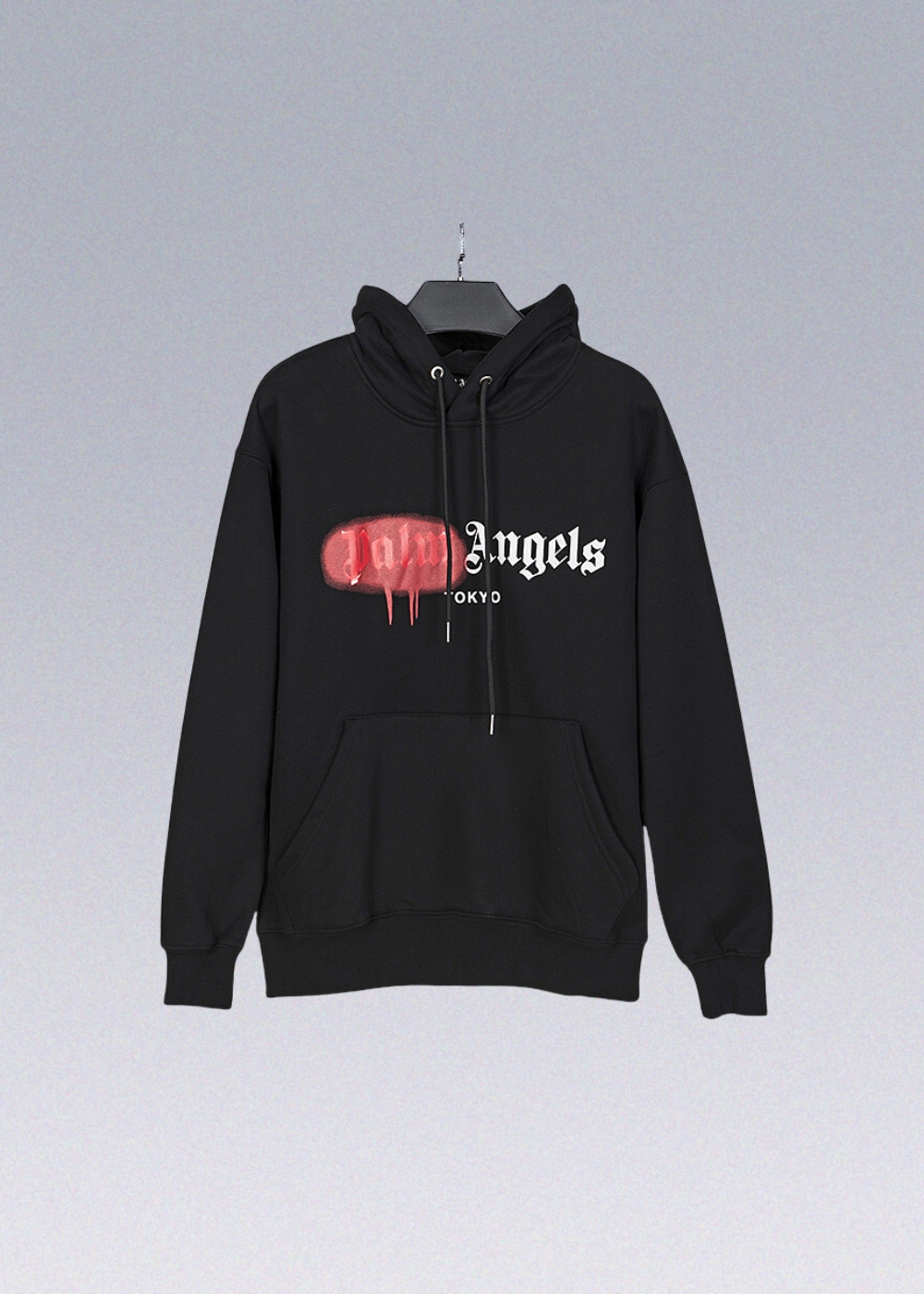 Paris Sprayed-logo Hoodie Techwear - X techwear-x