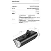 Digital Display Bicycle High-Beam Headlights Cycling Front Flashlight MTB Parts