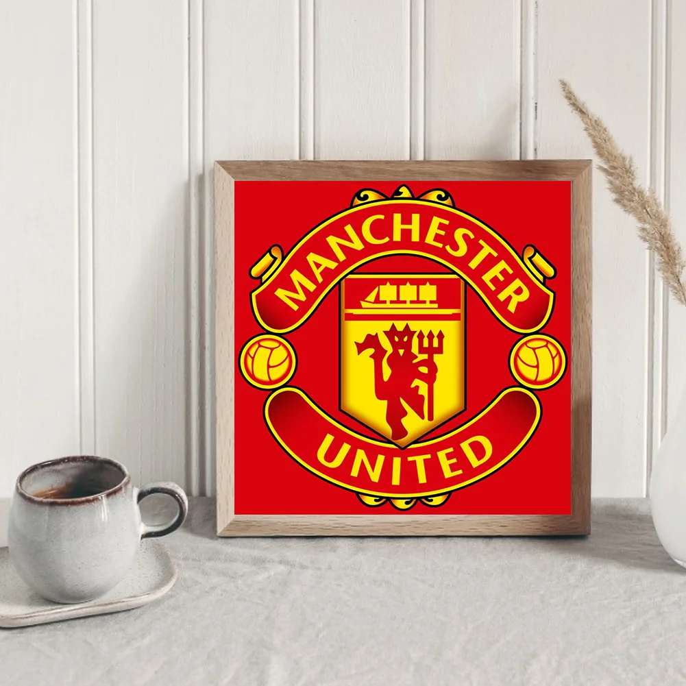 Diamond Painting - Full Round Drill - Manchester United FC(Canvas|35*35cm)