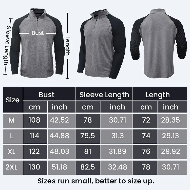 Men's Long-sleeved Turtleneck Sweatshirt