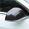 适用于2019款MODEL X后视镜罩碳纤纹改装后视镜装饰壳亮罩