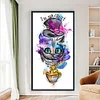 (Big Size)Alice'S Cat - 11CT Stamped Cross Stitch - 35*65cm - Disney